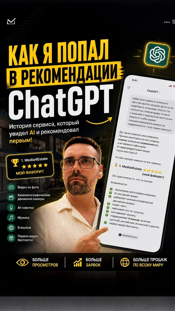 ChatGPT macht Werbung für mich. Kostenlos.